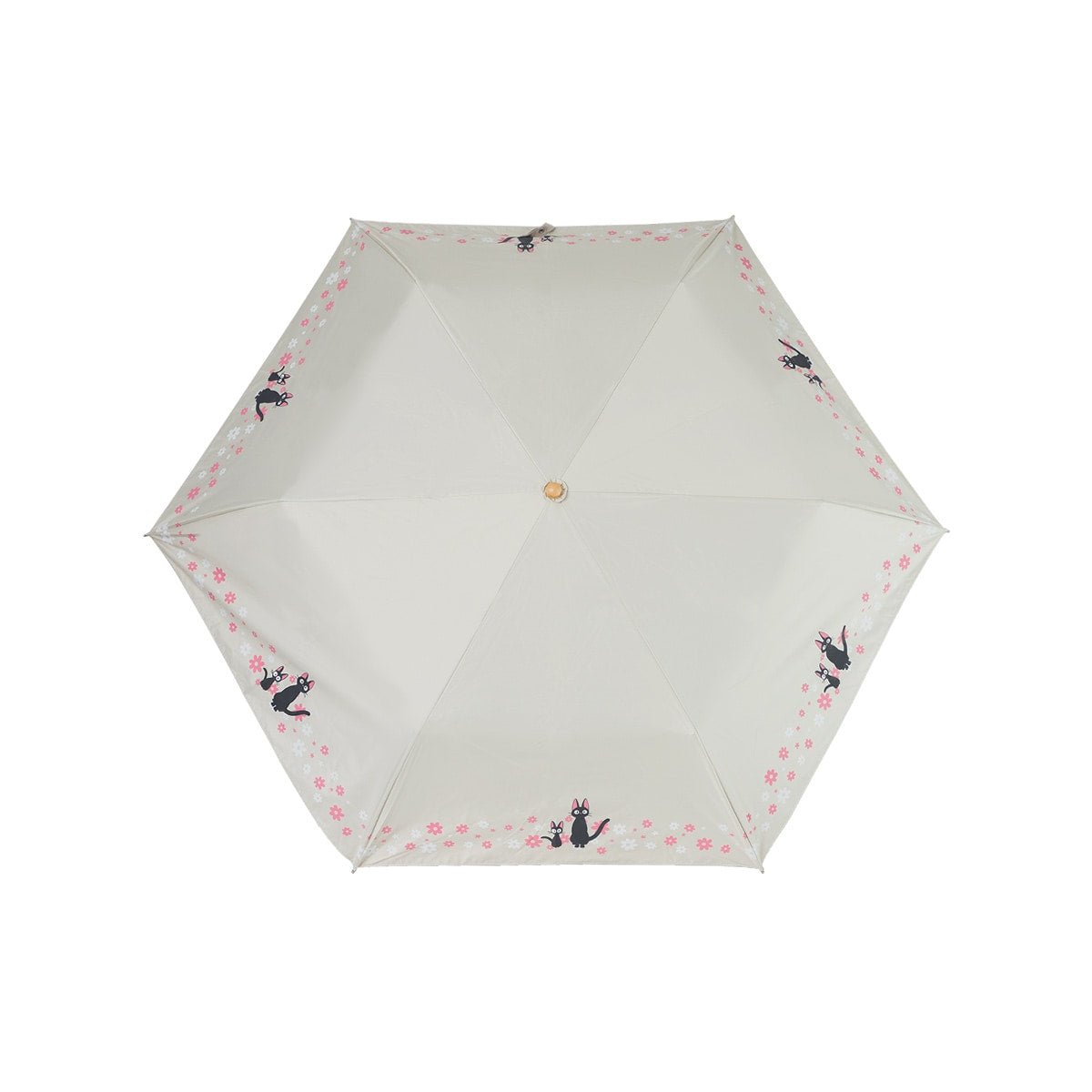 Official Ghibli Kiki White Folding Umbrella • Kikis Delivery Service Decorative Accessory with Jiji - Kamaji Market
