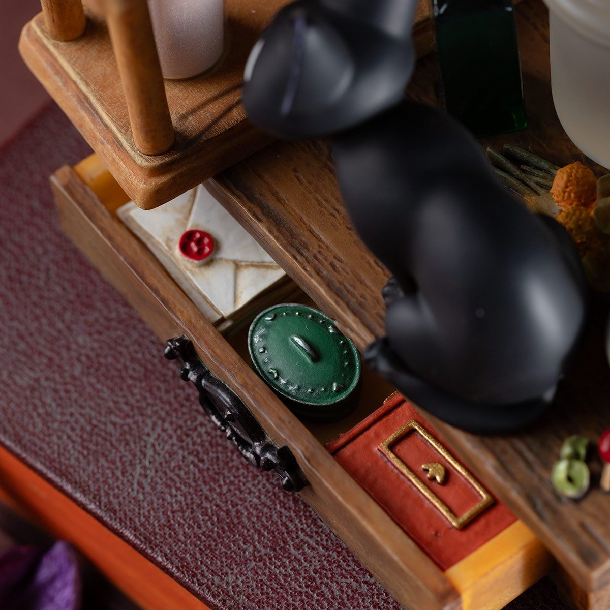 Official Ghibli Kikis Delivery Service Diorama/Clock • Jiji Cat Hourglass Sand Clock Interior Home Decor - Kamaji Market