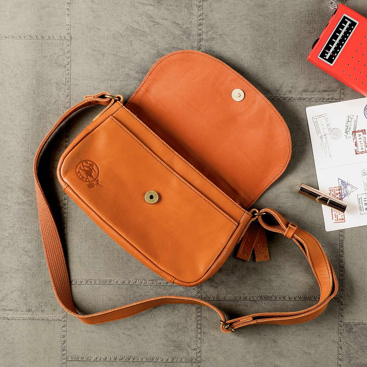 Official Ghibli Kikis Delivery Service Genuine Leather Shoulder Bag/Clutch • Made in Japan - Kamaji Market