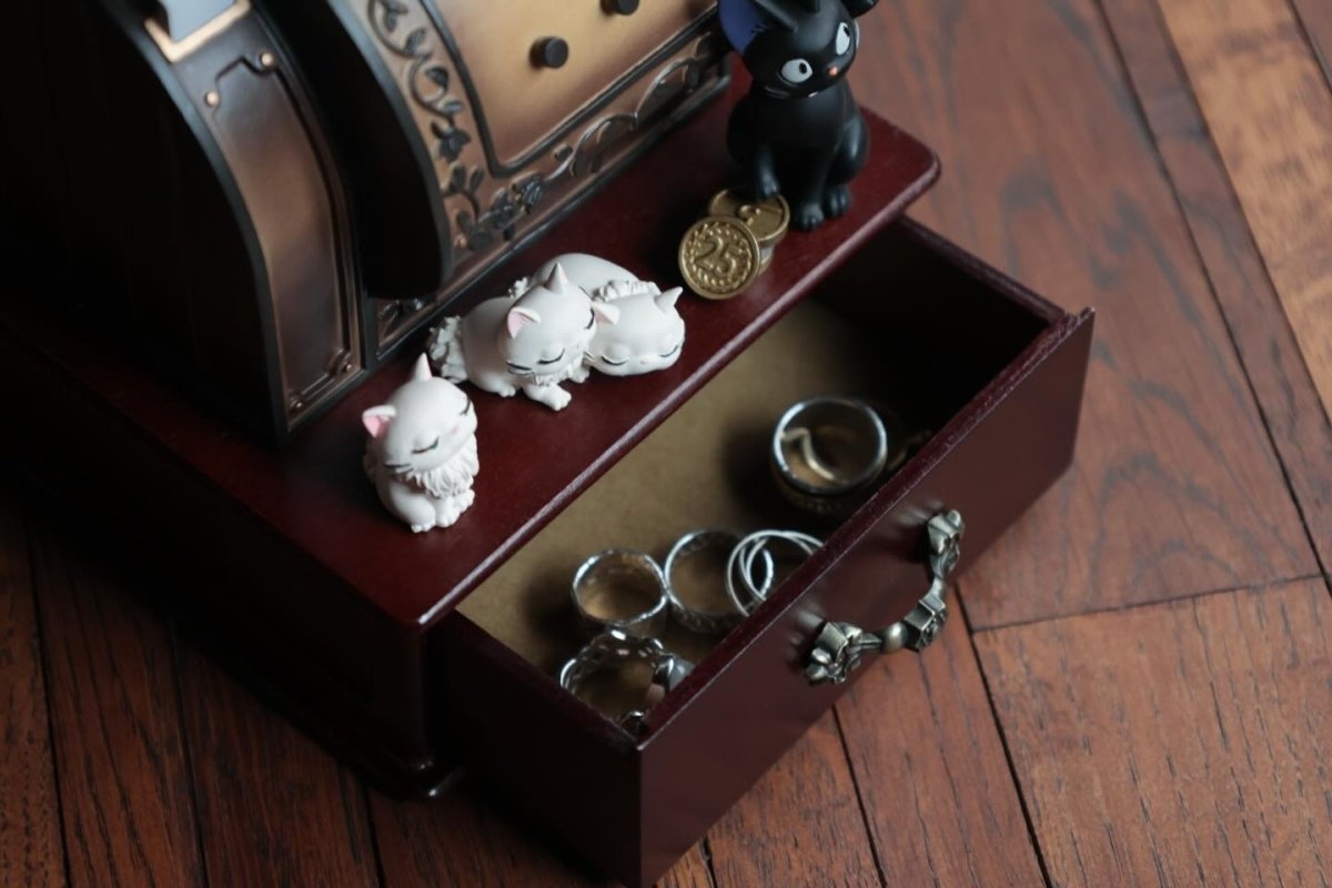 Official Ghibli Kikis Delivery Service Music Box/Figure/Jewelry Holder • Jiji's Shop Home Decor Diorama - Kamaji Market