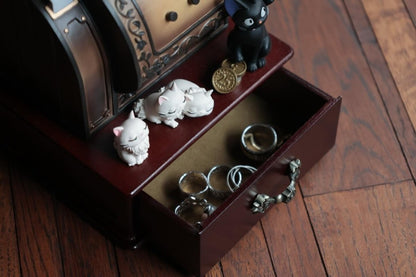 Official Ghibli Kikis Delivery Service Music Box/Figure/Jewelry Holder • Jiji's Shop Home Decor Diorama - Kamaji Market