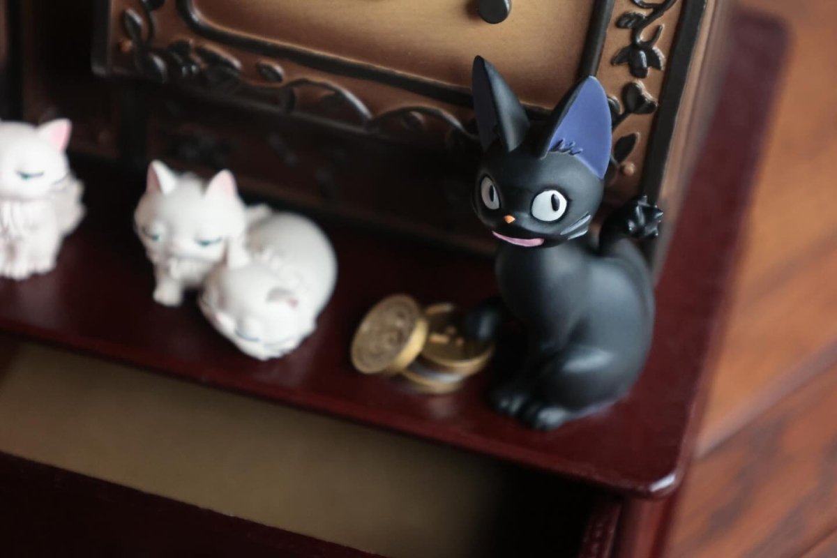 Official Ghibli Kikis Delivery Service Music Box/Figure/Jewelry Holder • Jiji's Shop Home Decor Diorama - Kamaji Market