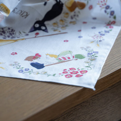 Official Ghibli Kikis Delivery Service Neckerchief/Handkerchief • Tapestry/Interior Decor with Jiji - Kamaji Market