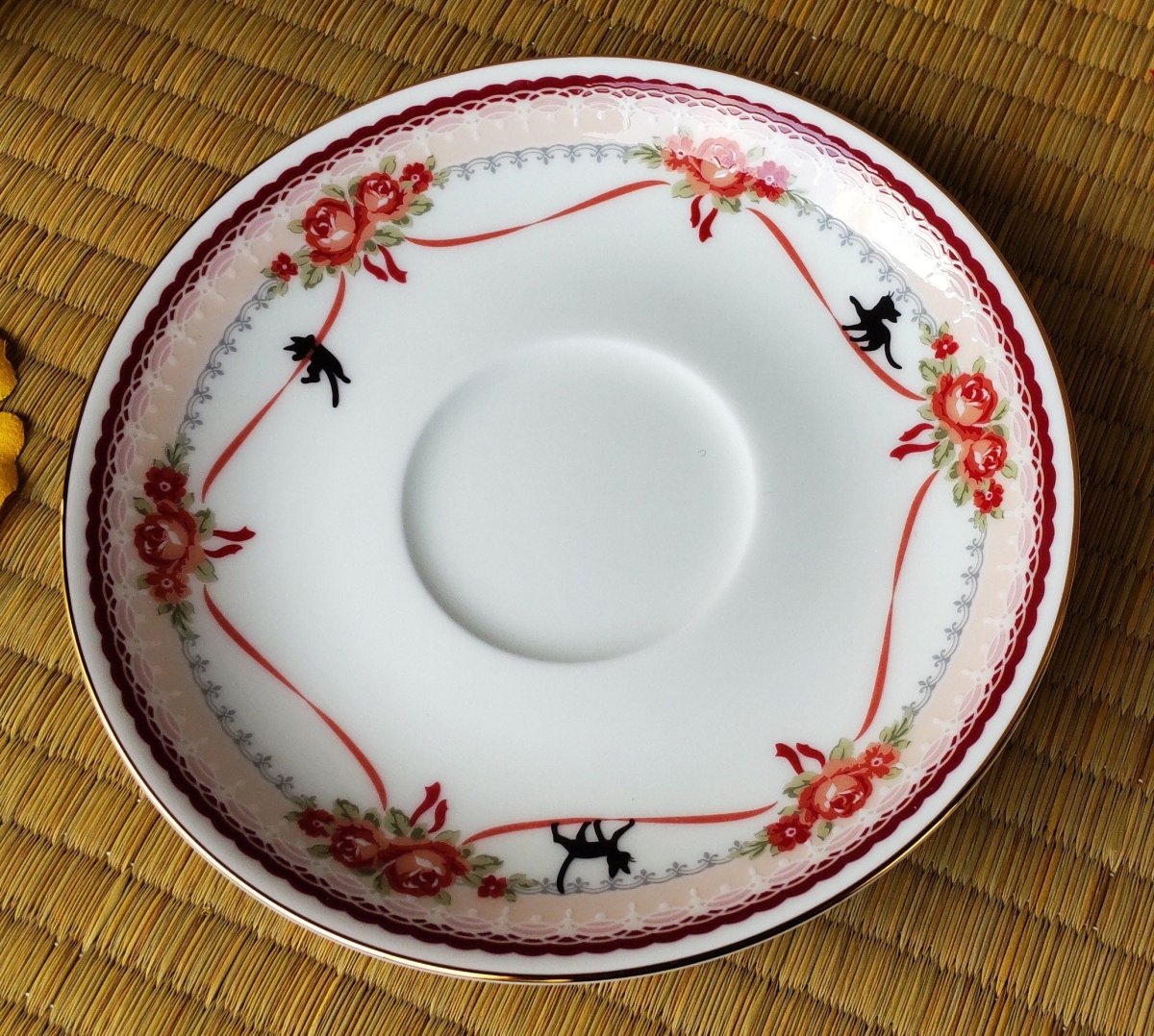 Official Ghibli Kikis Delivery Service Noritake Tea Cup Set • Japanese Bone China Dessert Plate • Ceramic Porcelain Jiji Gigi Tableware Gift - Kamaji Market