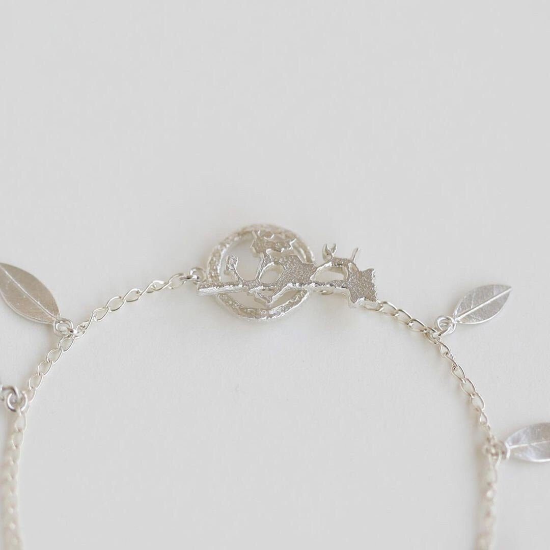 Official Ghibli Kikis Delivery Service Silver Bracelet • Japanese Handmade Jewelry • Ghibli Museum Exclusive - Kamaji Market