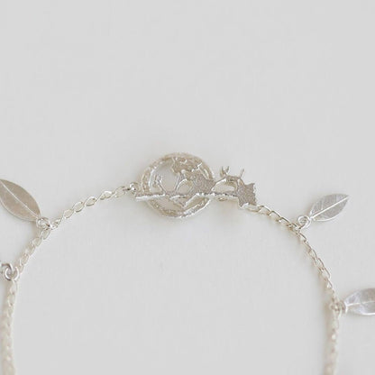 Official Ghibli Kikis Delivery Service Silver Bracelet • Japanese Handmade Jewelry • Ghibli Museum Exclusive - Kamaji Market