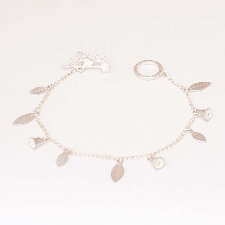 Official Ghibli Kikis Delivery Service Silver Bracelet • Japanese Handmade Jewelry • Ghibli Museum Exclusive - Kamaji Market
