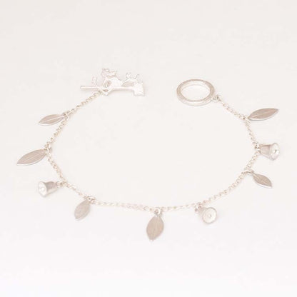 Official Ghibli Kikis Delivery Service Silver Bracelet • Japanese Handmade Jewelry • Ghibli Museum Exclusive - Kamaji Market