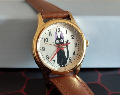 Official Ghibli Kikis Delivery Service Wrist Watch • ALBA Seiko Japanese Watches with Jiji Cat - Kamaji Market