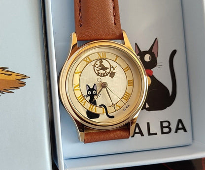 Official Ghibli Kikis Delivery Service Wrist Watch • Japanese Anime Watches with Jiji • ALBA Seiko - Kamaji Market