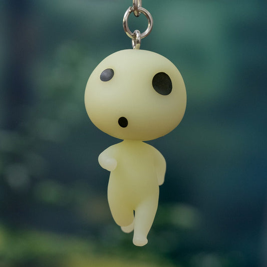 Official Ghibli Kodama Keychain/Charm • Princess Mononoke Bag Decor/Pendant/Strap - Kamaji Market