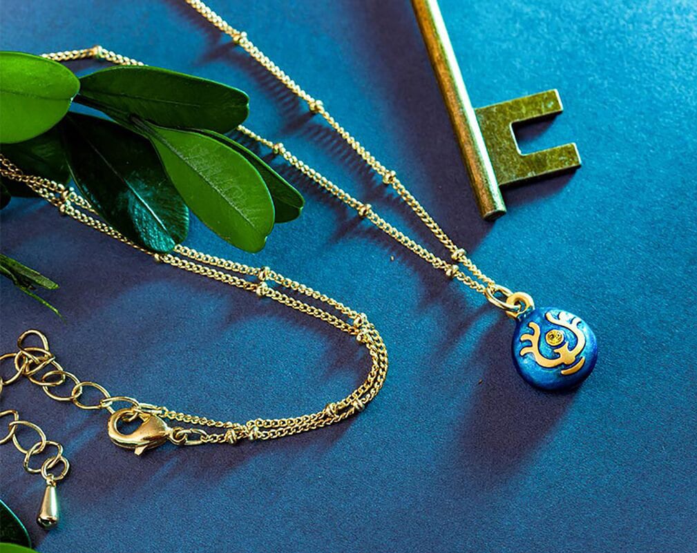 Official Ghibli Laputa Necklace • Laputa Castle in the Sky Pendant with Chain • Japanese Handmade Jewelry • Robot Soldier - Kamaji Market