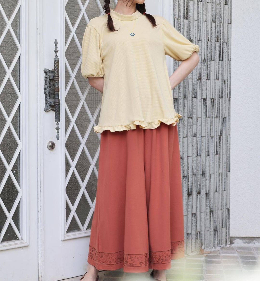 Official Ghibli Laputa Pants & Blouse • Castle in the Sky Costume/Top-Bottom/Jumpsuit/Clothes/Outfit • Donguri Closet - Kamaji Market