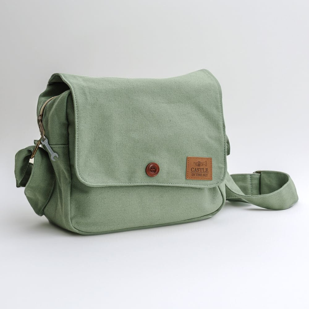 Official Ghibli Laputa Shoulder Bag • Castle in the Sky Crossbody Bag/Pochette/Holdall/Sack/Hobo • Robot Soldier Anime - Kamaji Market