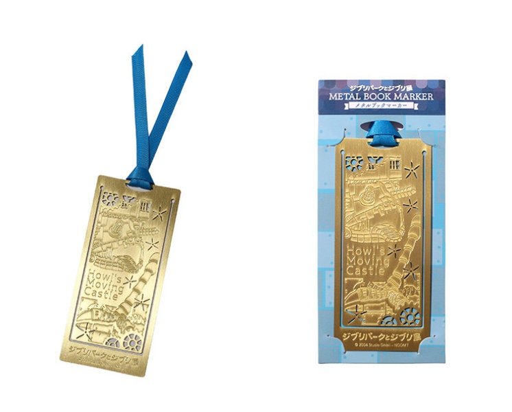 Official Ghibli Metal Bookmark • Totoro, Spirited Away, Howls Moving Castle Book Marker/Ribbon • Japanese Stationery - Kamaji Market