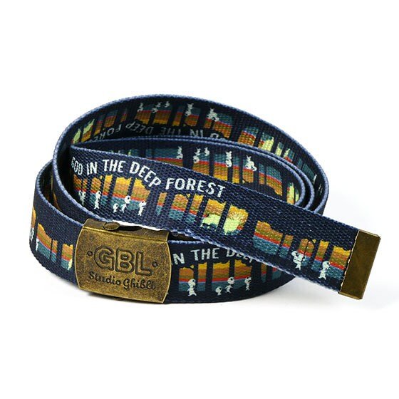Official Ghibli Mononoke Gacha Belt/Buckle • Princess Mononoke Ceinture/Strap • Kodama Forest GBL - Kamaji Market