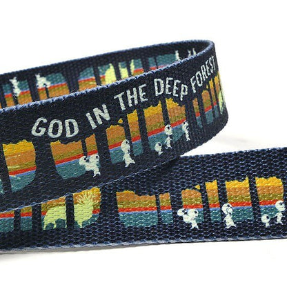 Official Ghibli Mononoke Gacha Belt/Buckle • Princess Mononoke Ceinture/Strap • Kodama Forest GBL - Kamaji Market