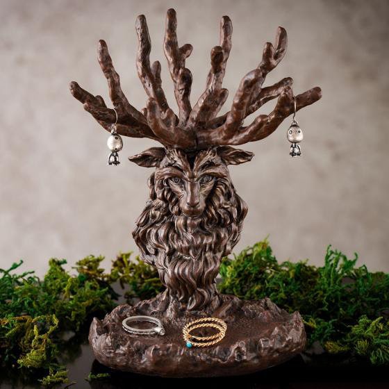 Official Ghibli Mononoke Jewelry Tray/Holder • Shishi God Figure/Home Decor/Interior Diorama - Kamaji Market