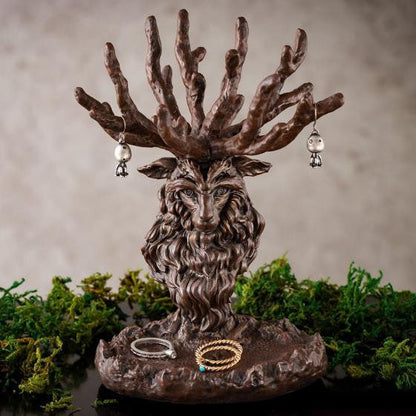 Official Ghibli Mononoke Jewelry Tray/Holder • Shishi God Figure/Home Decor/Interior Diorama - Kamaji Market