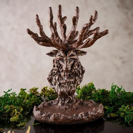 Official Ghibli Mononoke Jewelry Tray/Holder • Shishi God Figure/Home Decor/Interior Diorama - Kamaji Market