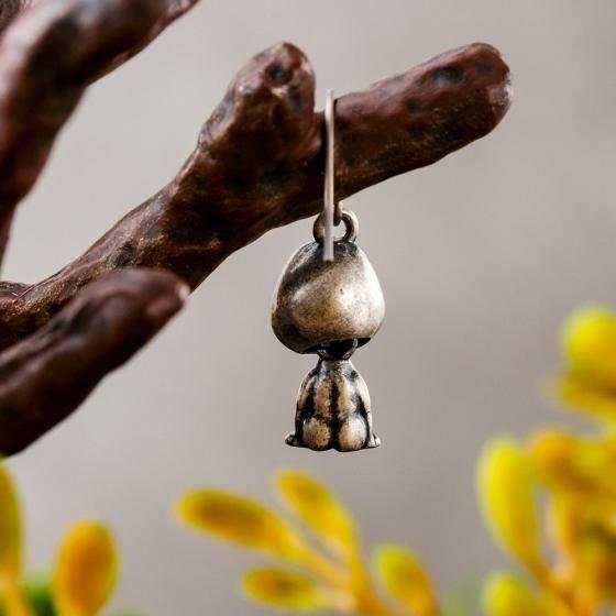Official Ghibli Mononoke Kodama Earrings Set of 2 • Princess Mononoke Japanese Handmade Jewelry - Kamaji Market