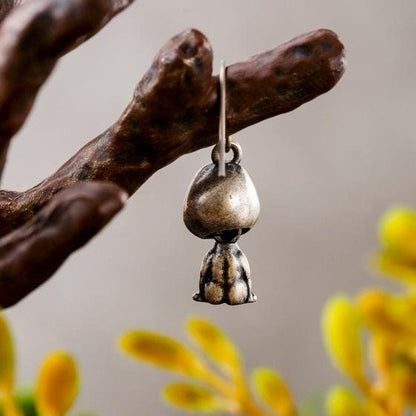 Official Ghibli Mononoke Kodama Earrings Set of 2 • Princess Mononoke Japanese Handmade Jewelry - Kamaji Market