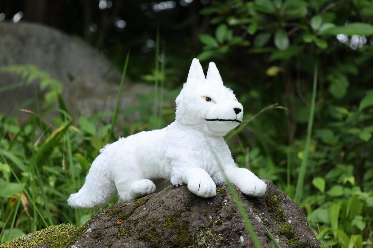 Official Ghibli Mononoke Plush Toy • Moro Wolf Stuffed Animal/Figure/Home Decor - Kamaji Market