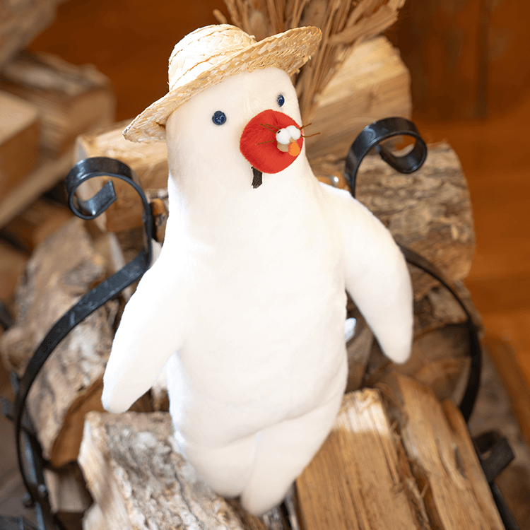 Official Ghibli "Mr. Dough and the Egg Princess" Plush Toy • Hayao Miyazaki Short Anime • Ghibli Museum Exclusive - Kamaji Market