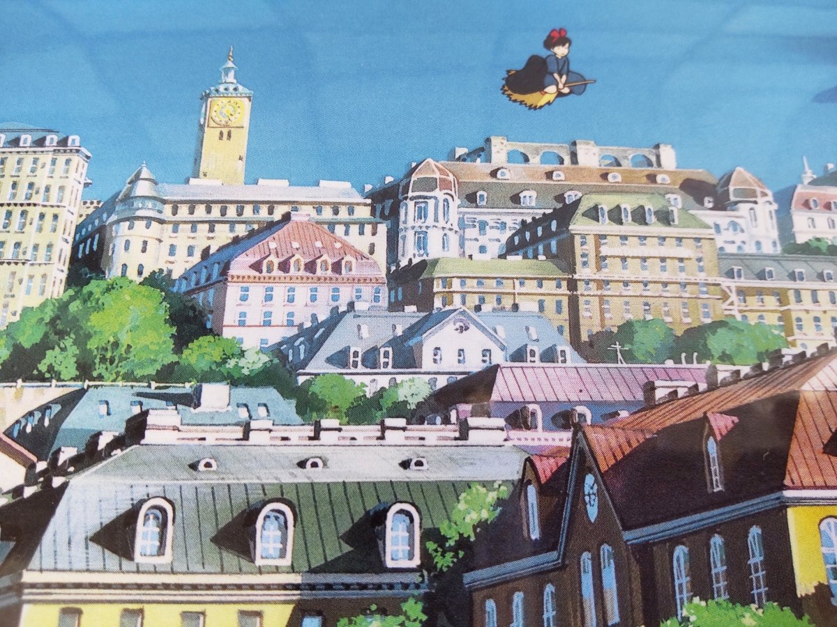 Official Ghibli Museum Art Postcard • Kikis Delivery Service Jiji Gigi Message card/Writing letter • Studio Ghibli Painting Gift - Kamaji Market