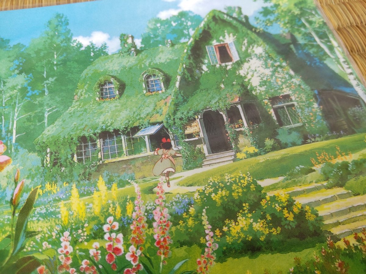 Official Ghibli Museum Art Postcard • Kikis Delivery Service Jiji Gigi Message card/Writing letter • Studio Ghibli Painting Gift - Kamaji Market