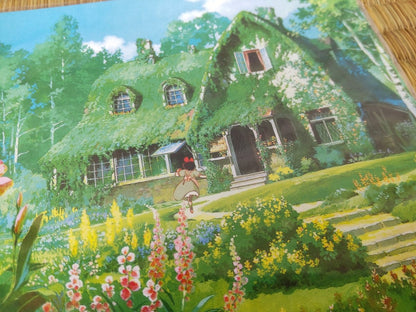 Official Ghibli Museum Art Postcard • Kikis Delivery Service Jiji Gigi Message card/Writing letter • Studio Ghibli Painting Gift - Kamaji Market