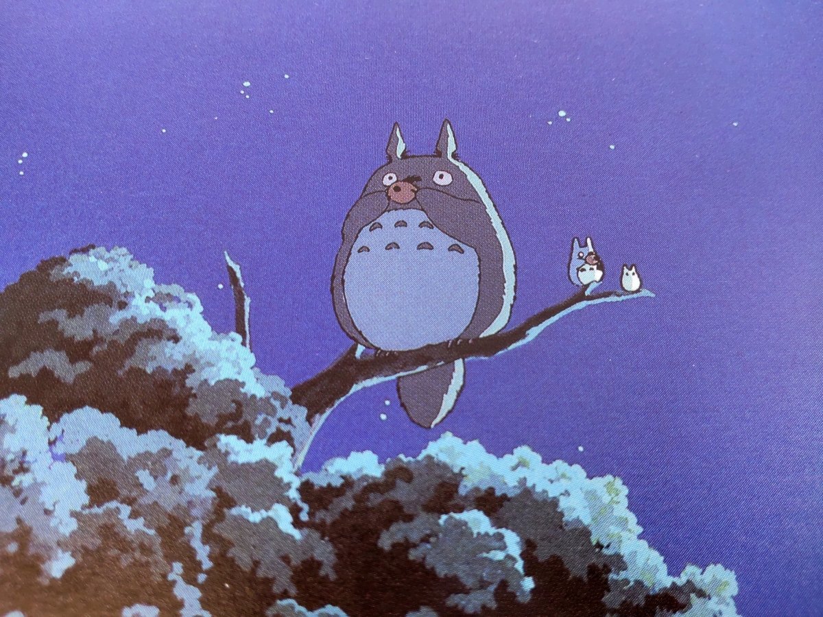 Official Ghibli Museum Art Postcard • My Neighbor Totoro Message card/Writing letter • Oga Kazuo Painting - Kamaji Market
