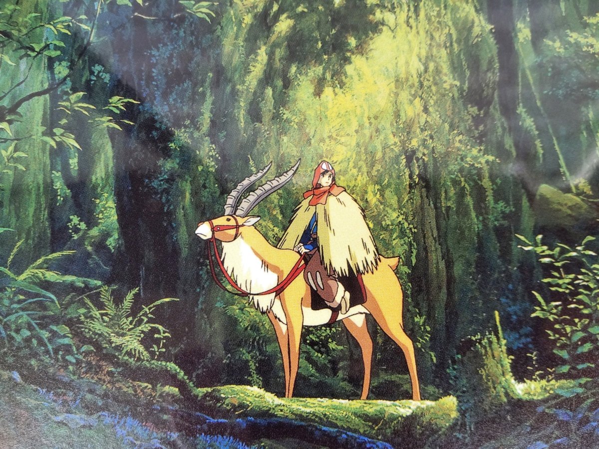 Official Ghibli Museum Art Postcard • Nausicaa of the Valley of the Wind, Mononoke Message card/Writing letter • Painting Gift - Kamaji Market