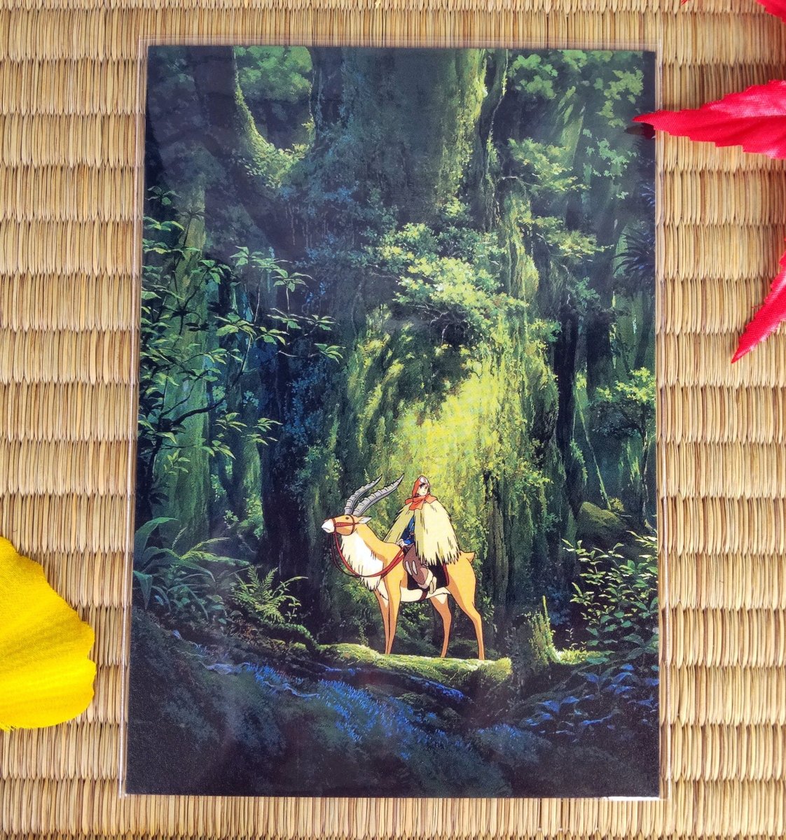 Official Ghibli Museum Art Postcard • Nausicaa of the Valley of the Wind, Mononoke Message card/Writing letter • Painting Gift - Kamaji Market