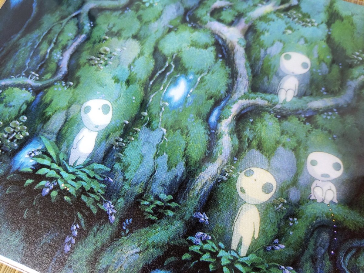 Official Ghibli Museum Art Postcard • Nausicaa of the Valley of the Wind, Mononoke Message card/Writing letter • Painting Gift - Kamaji Market