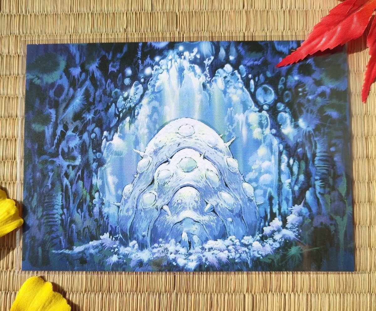 Official Ghibli Museum Art Postcard • Nausicaa of the Valley of the Wind, Mononoke Message card/Writing letter • Painting Gift - Kamaji Market