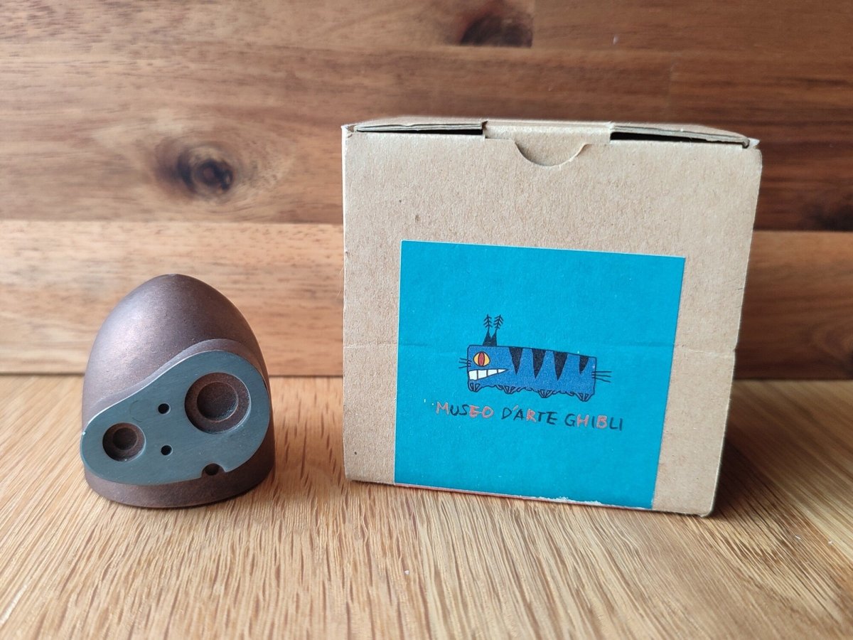 Official Ghibli Museum Laputa Figure/Paperweight • Castle in the Sky Metallic Figurine/Home Decor/Interior Design - Kamaji Market