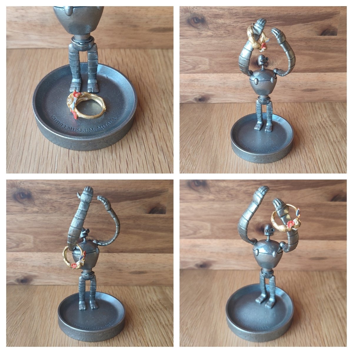 Official Ghibli Museum Laputa Metallic Figurine/Jewelry Stand • Robot Soldier Figure/Statue/Home Decor/Interior Diorama - Kamaji Market