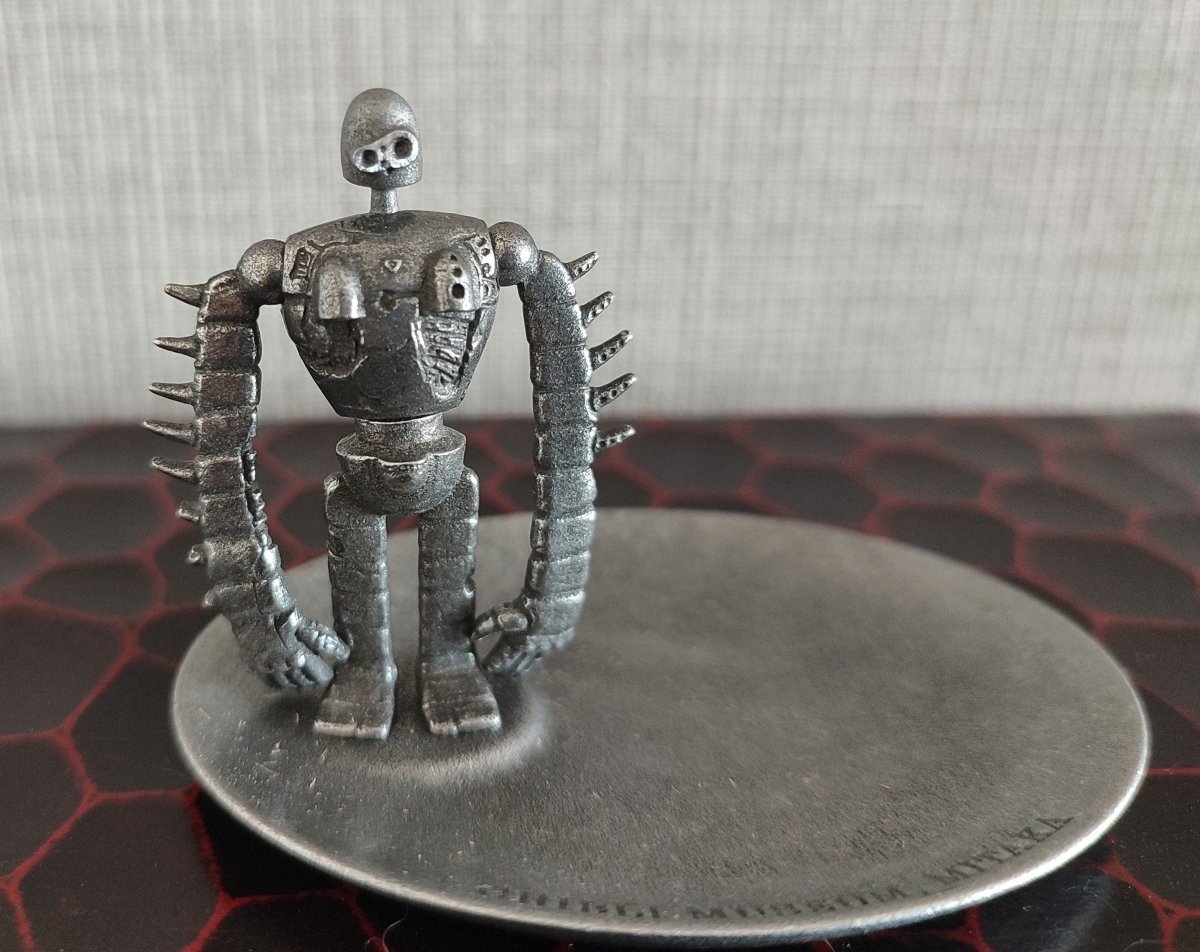 Official Ghibli Museum Laputa Metallic Figurine/Jewelry Stand • Robot Soldier Figure/Statue/Home Decor/Interior Diorama - Kamaji Market