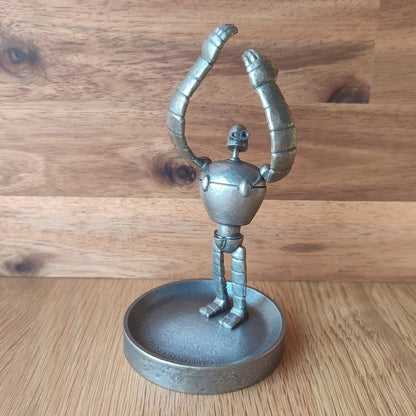 Official Ghibli Museum Laputa Metallic Figurine/Jewelry Stand • Robot Soldier Figure/Statue/Home Decor/Interior Diorama - Kamaji Market