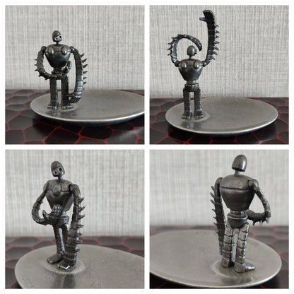 Official Ghibli Museum Laputa Metallic Figurine/Jewelry Stand • Robot Soldier Figure/Statue/Home Decor/Interior Diorama - Kamaji Market