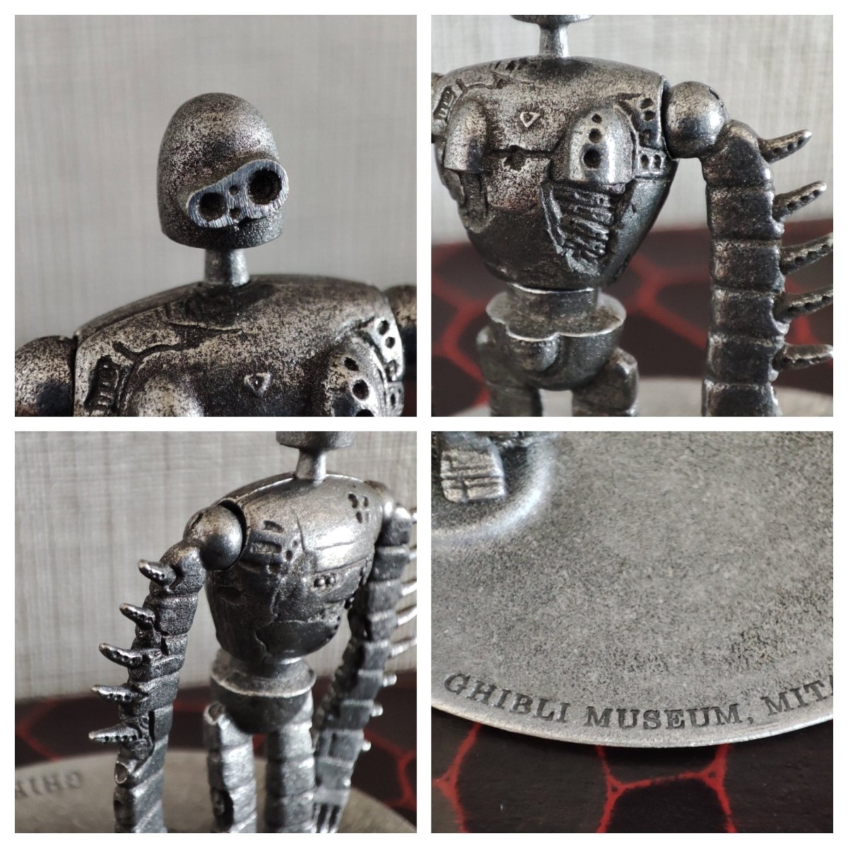 Official Ghibli Museum Laputa Metallic Figurine/Jewelry Stand • Robot Soldier Figure/Statue/Home Decor/Interior Diorama - Kamaji Market