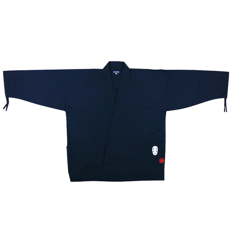 Official Ghibli Museum Samue/Loungewear • Spirited Away Clothes/Kimono/Ukata/Robe/Outfit/Wear/Top • No Face Kaonashi - Kamaji Market
