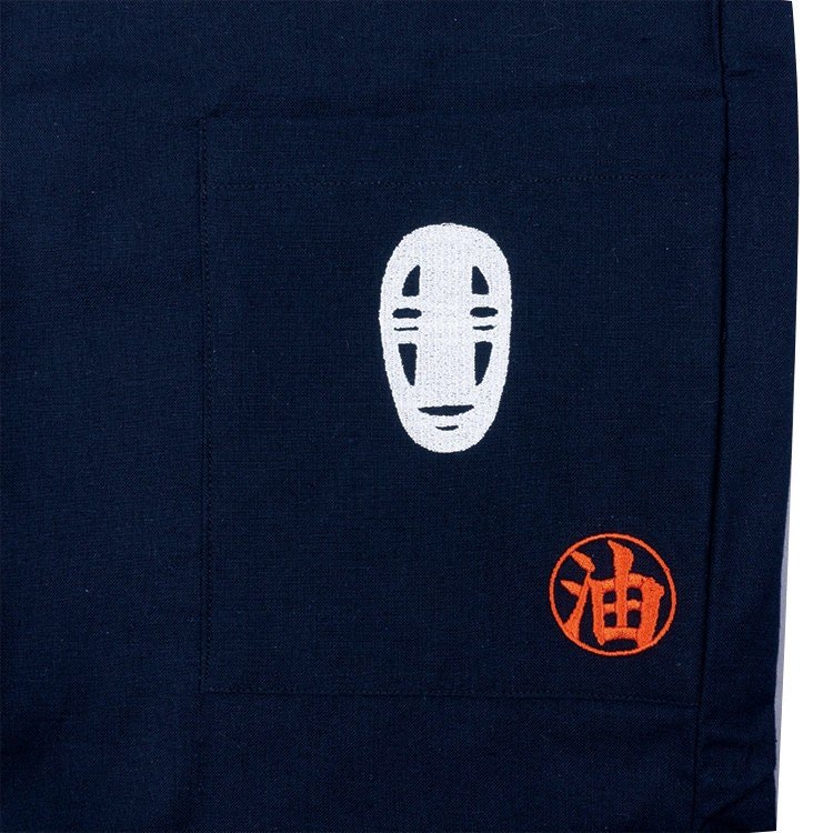 Official Ghibli Museum Samue/Loungewear • Spirited Away Clothes/Kimono/Ukata/Robe/Outfit/Wear/Top • No Face Kaonashi - Kamaji Market
