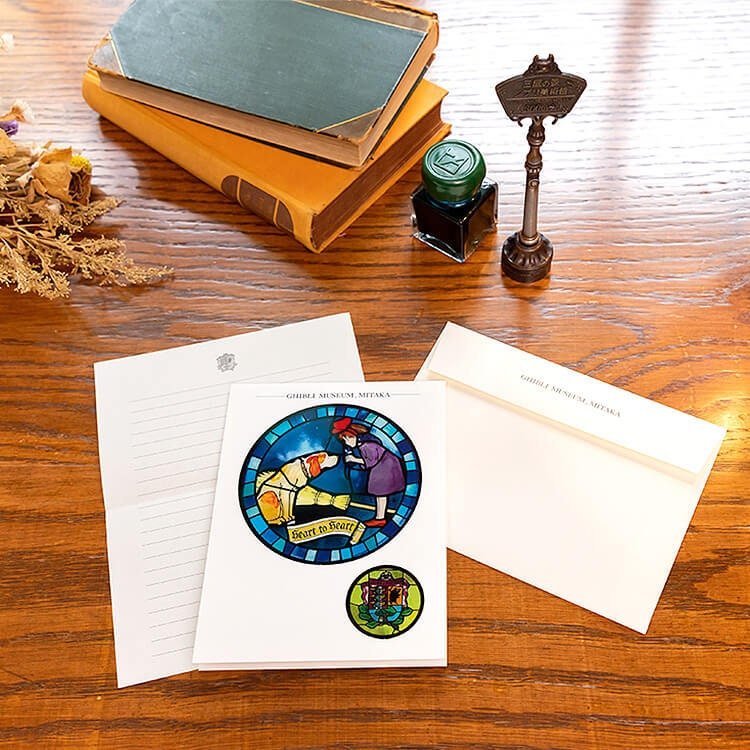Official Ghibli Museum Totoro 3D Stained Glass Postcard • My Neighbor Totoro, Kikis Delivery Service Message card/Writing letter,Ghibli Gift - Kamaji Market