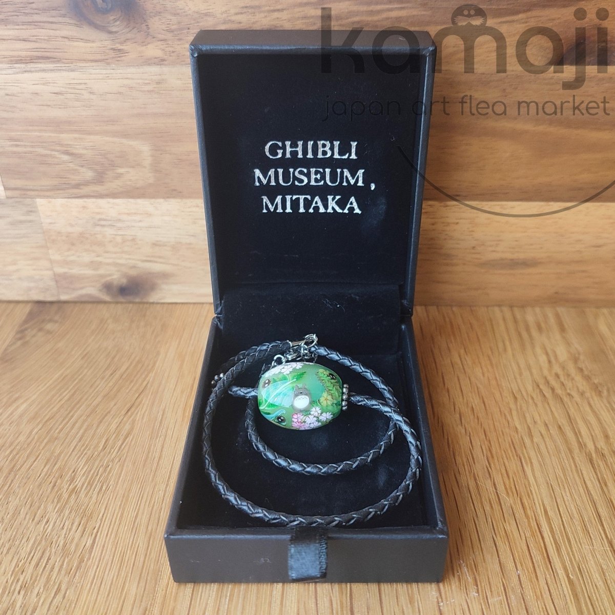 Official Ghibli Museum Totoro Necklace • My Neighbor Totoro Handmade Glass Jewelry - Kamaji Market