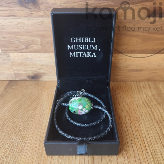 Official Ghibli Museum Totoro Necklace • My Neighbor Totoro Handmade Glass Jewelry - Kamaji Market