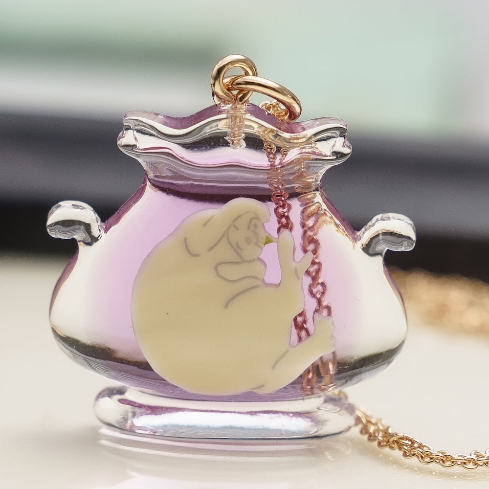 Official Ghibli Muta Cat in Jelly Necklace Adjustable • The Cat Returns, Whisper of the Heart • Japanese Anime Jewelry - Kamaji Market