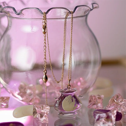 Official Ghibli Muta Cat in Jelly Necklace Adjustable • The Cat Returns, Whisper of the Heart • Japanese Anime Jewelry - Kamaji Market