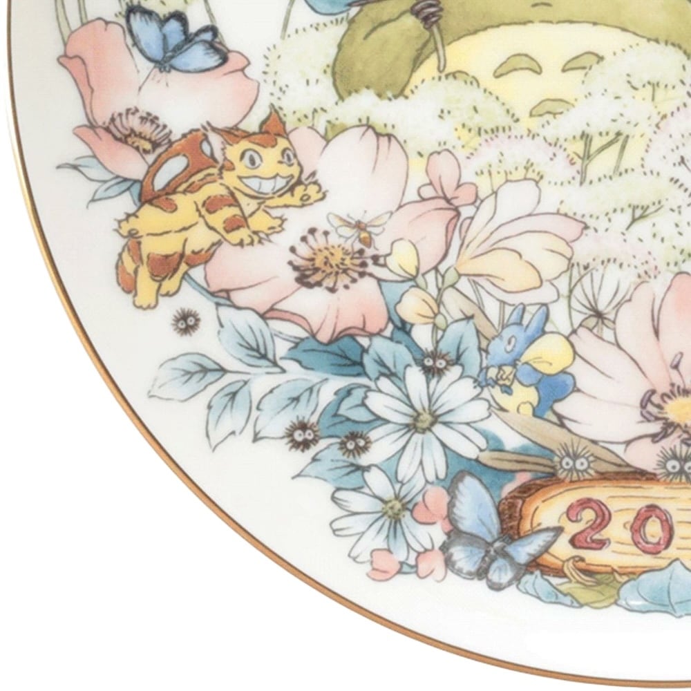 Official Ghibli My Neighbor Totoro 2026 Noritake Commemorative Plate - Kamaji Market